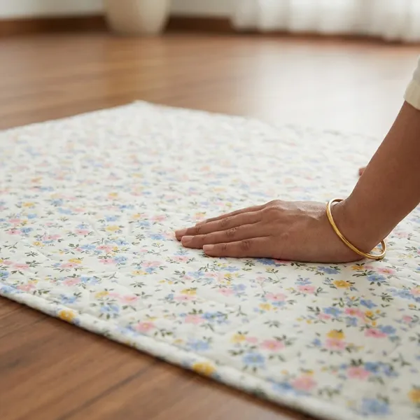White_Corai_Grass_Cotton_&_Polyester_Mat_For_Prayer_Or_Meditation