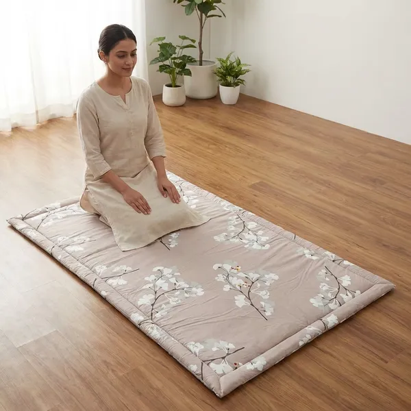Multicolour_Corai_Grass_Cotton_&_Polyester_Mat_For_Prayer_Or_Meditation
