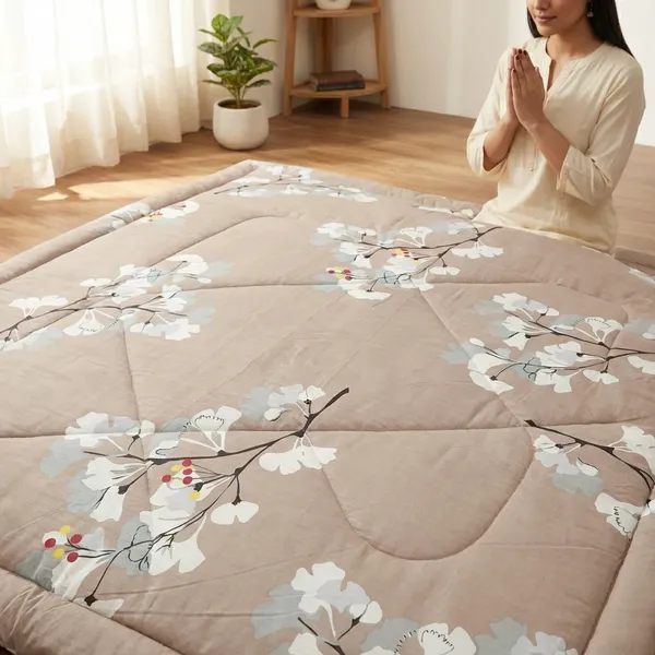 Multicolour_Corai_Grass_Cotton_&_Polyester_Mat_For_Prayer_Or_Meditation
