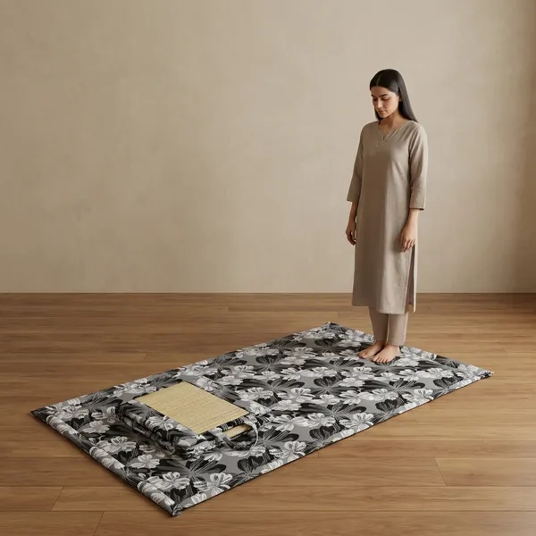 Multicolour_Corai_Grass_Cotton_&_Polyester_Yoga_Mat