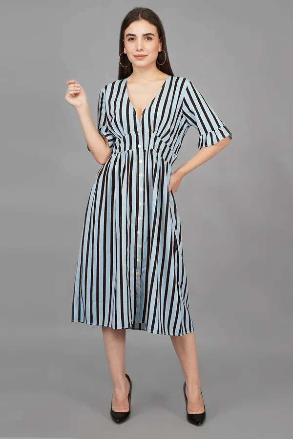 Azure_Blue_Micaela_Ceramic_Stripe_Dress_For_Women