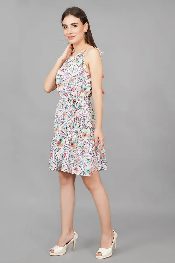Multicolor_Cute_Polyester_Printed_Frill_Dress_For_Women
