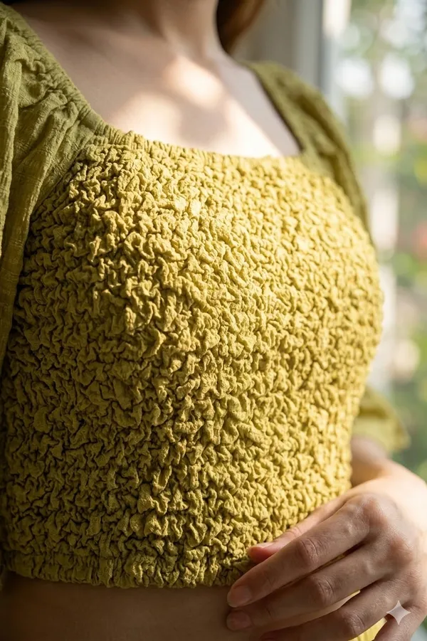 Mustered_Yellow_Ashley_Textured_Smocked_Mustard_Off_Shoulder_Top_For_Women