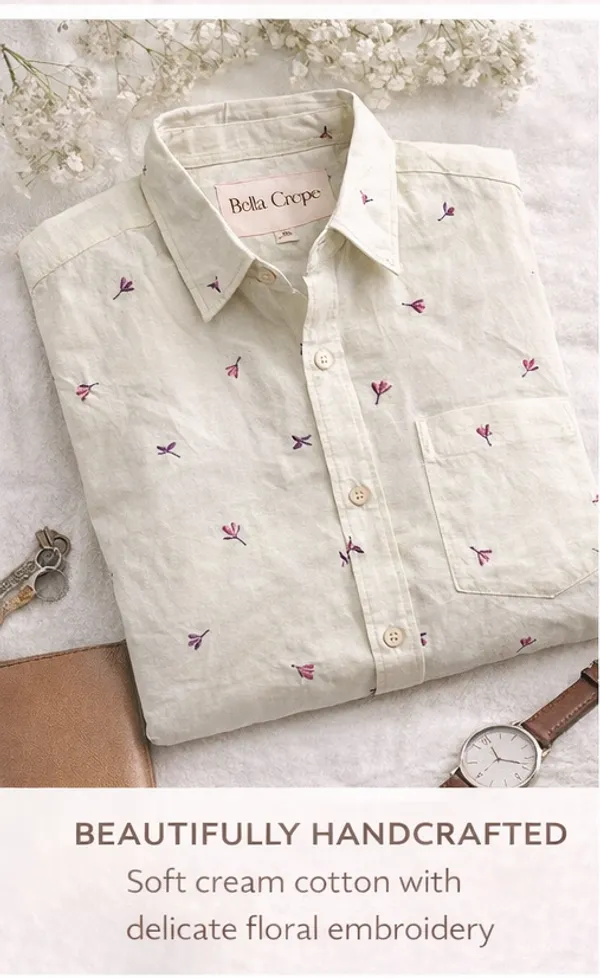 Ivory_Spring_Bud_Embroidered_Shirt_For_Men