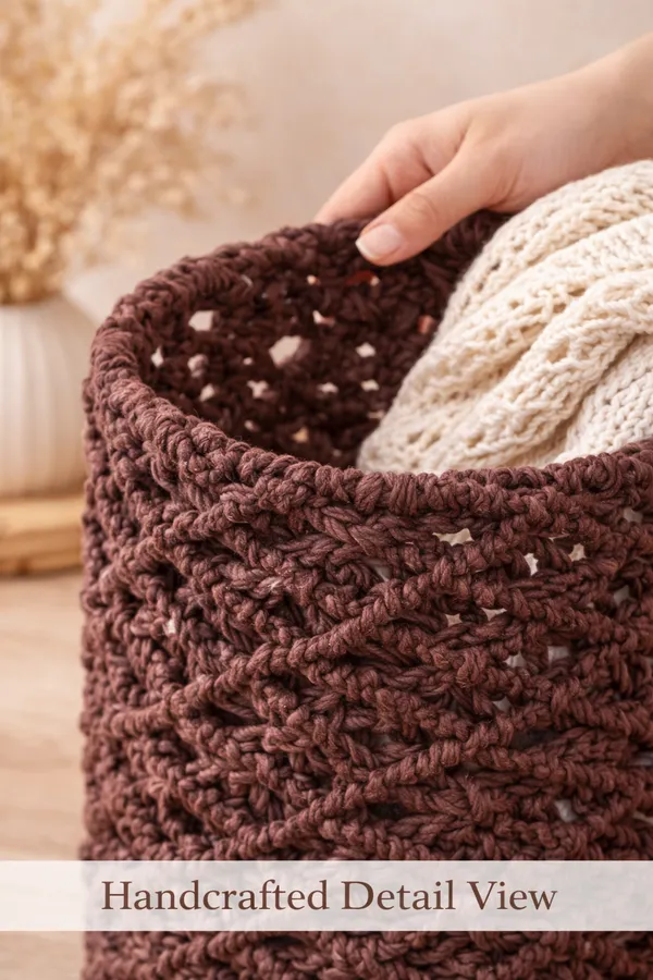 Ebony_Black_Nest_Crochet_Basket