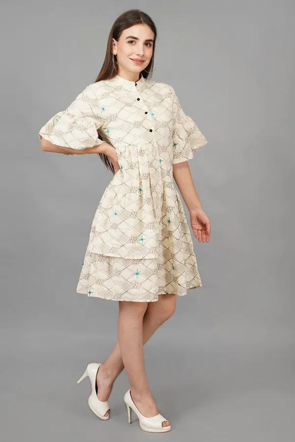 Ecru_Embroidered_Up_And_Down_Dress_For_Women
