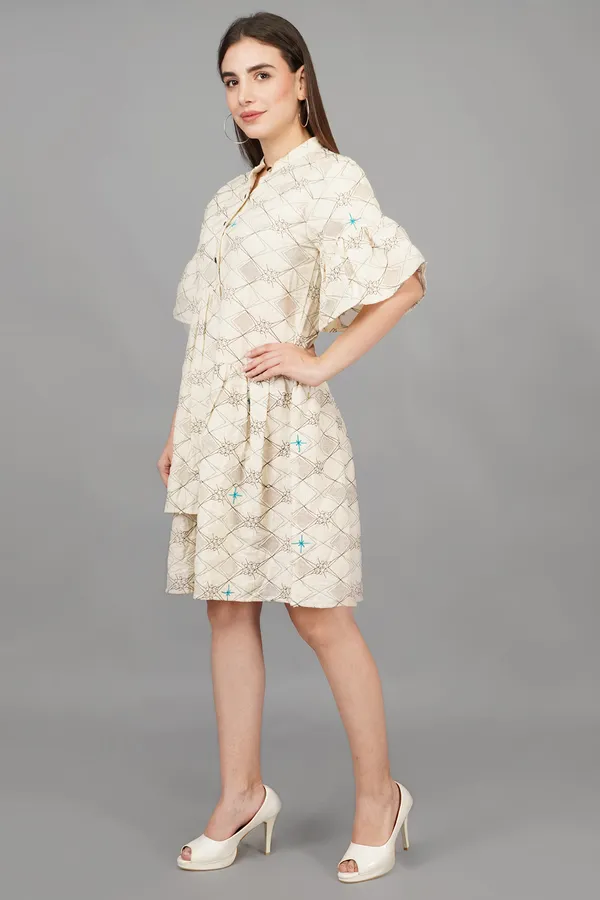 Ecru_Embroidered_Up_And_Down_Dress_For_Women
