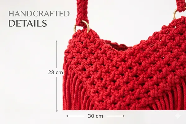 Scarlet_Red_Heart_Macrame_Fringe_Bag_For_Women