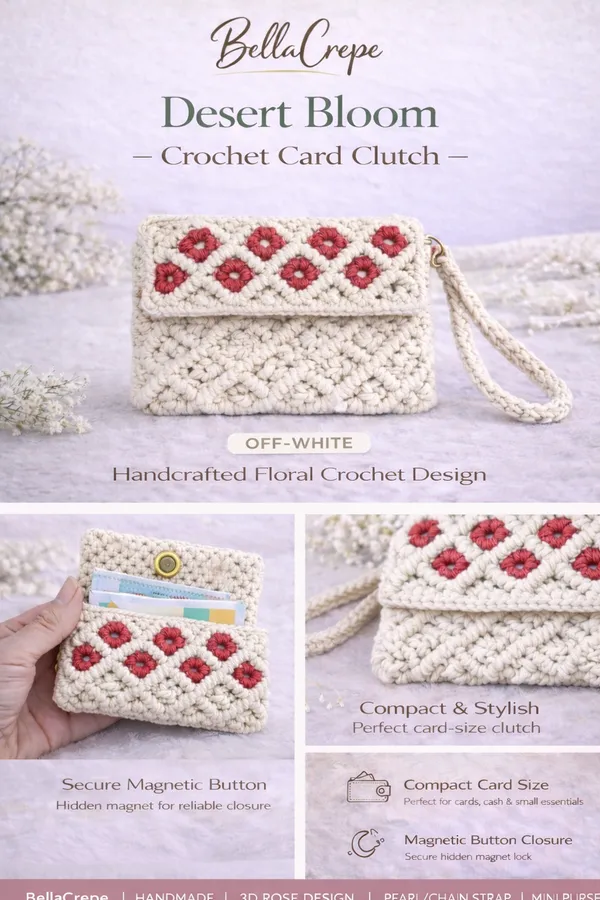 Multicolor_Bloom_Crochet_Card_Clutch_For_Women