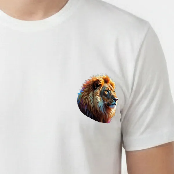 White_Cotton_Lycra_Tencel_Round_Neck_T_Shirt_For_Men