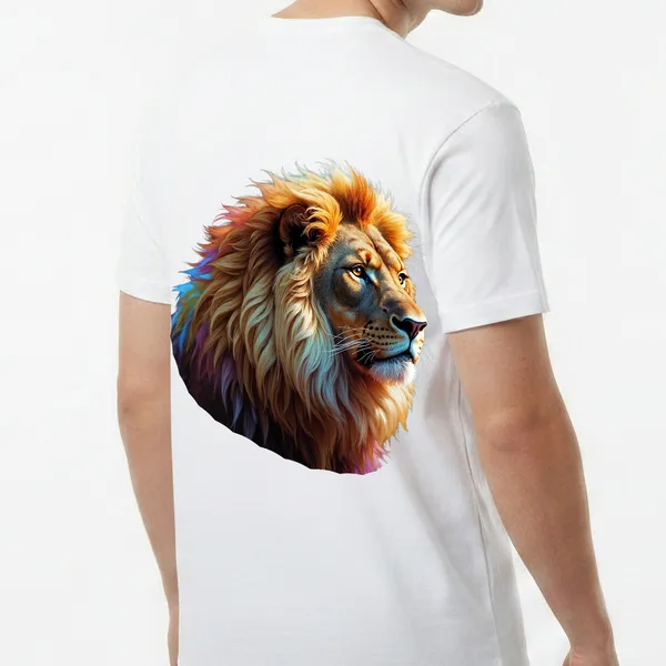White_Cotton_Lycra_Tencel_Round_Neck_T_Shirt_For_Men