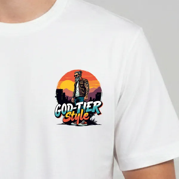 White_Cotton_Lycra_Tencel_Round_Neck_T_Shirt_For_Men