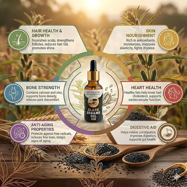 100%_Pure_Black_Sesame_Oil_25ml_|_Cold_Pressed_Edible_Grade_|_Rich_in_Natural_Antioxidants_&_Nutrients_|_For_Hair,_Skin_&_Cooking_|_Premium_Ayurvedic_Nourishment_Oil