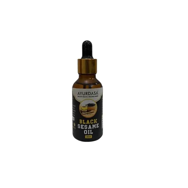 100%_Pure_Black_Sesame_Oil_25ml_|_Cold_Pressed_Edible_Grade_|_Rich_in_Natural_Antioxidants_&_Nutrients_|_For_Hair,_Skin_&_Cooking_|_Premium_Ayurvedic_Nourishment_Oil
