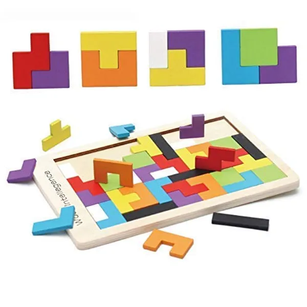 Wooden_Tetris_Puzzle_Brain_Teaser_Toy_Colorful_Jigsaw_Game_Montessori_Intelligence_Educational_Gift_For_Baby_Toddlers_Kids_2_6_Years_Old_Boys_Girls_40_Pcs_Multi_Color