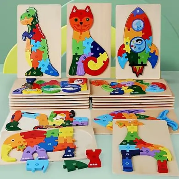 3d_Cartoon_Horse_Jigsaw_Puzzles_Board_Game