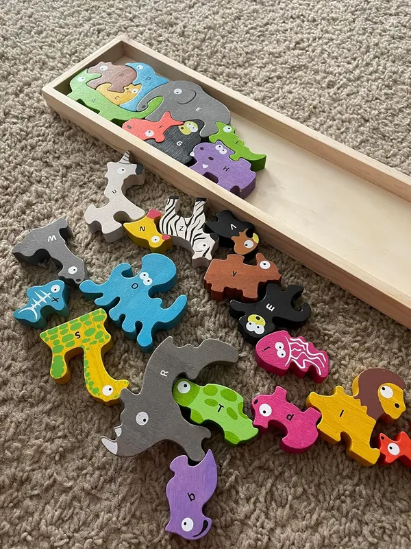 Animal_Parade_A_To_Z_Puzzle_Montessori_Educational_Wooden_Alphabet_Puzzle_For_Toddlers_Non_Toxic_Fine_Motor_Skills_Development_Fun_Animal_Shaped_Letters_For_Kids