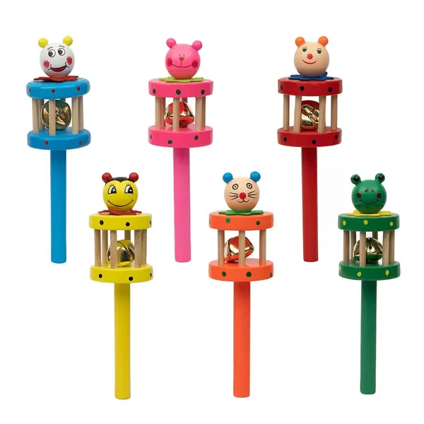 2_Wooden_Animal_Bell_Rattle_Toy_For_Kids_Colorful_Handheld_Jingle_Stick_Musical_Sensory_Toy_Early_Learning_Rhythm_Sound_Play_Gift_For_Toddlers_(2_unit)