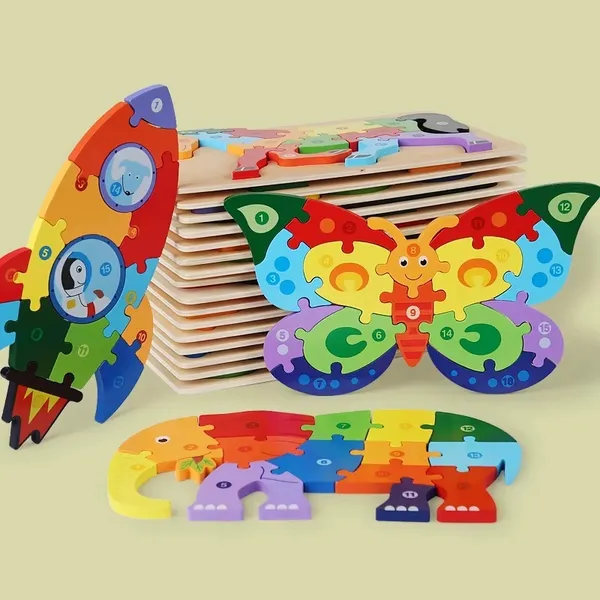 3d_Cartoon_Horse_Jigsaw_Puzzles_Board_Game