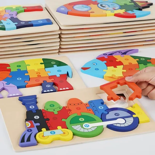 3d_Cartoon_Horse_Jigsaw_Puzzles_Board_Game