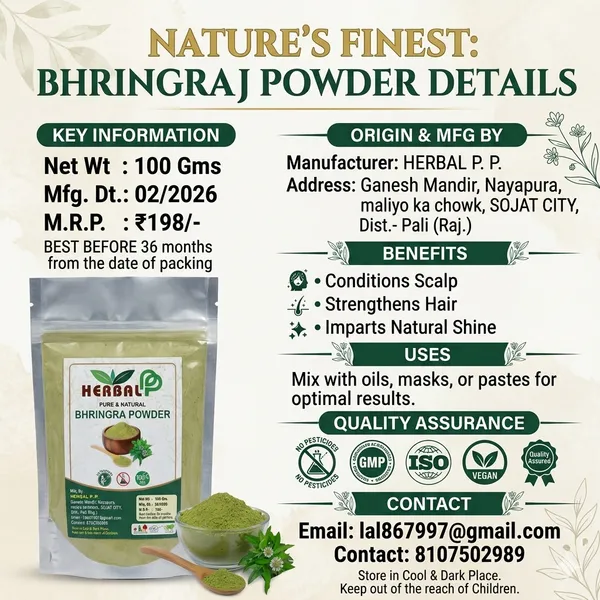 Bhringraj_Powder_100%_Pure_&_Natural_Hair_Care_Supplement_(100_Gm)