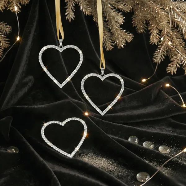 Silver_Radiant_Heart_(Set_Of_4)_Premium_Handcrafted_Crystal_Heart_Charm_Elegant_Silver_Plated_Decorative_Hanging_Charms_For_Home