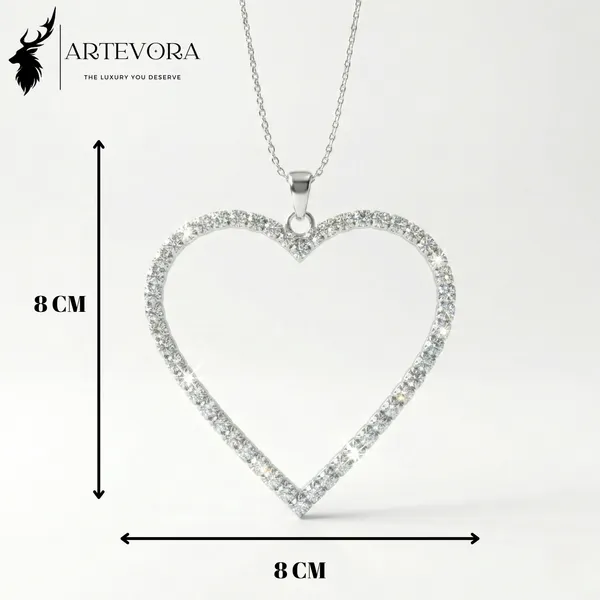 Silver_Radiant_Heart_(Set_Of_4)_Premium_Handcrafted_Crystal_Heart_Charm_Elegant_Silver_Plated_Decorative_Hanging_Charms_For_Home