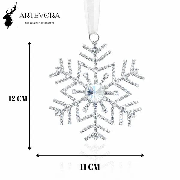Silver_Arctic_Star(Set_Of_2)_International_Luxury_Handcrafted_Crystal_Snowflake_Hanging_Charm_Best_For_Gifting_And_Car_And_Wall_Decor_Charmes_