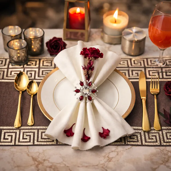 Silver_And_Red_Luxury_Handmade_Snowflake_Napkin_Rings,_(Set_Of_4)_Ruby_Red_And_Crystal_Studded_Premium_Table_Decor_For_Weddings,_Festivals,_Christmas_And_Fine_Dining