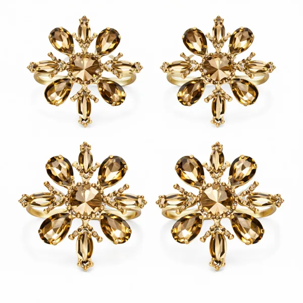 Gold_Handmade_Luxury_Crystal_Snowflake_Napkin_Rings_Set_Of_4_Premium_Jeweled_Serviette_Holders_For_Wedding,_Diwali,_Christmas,_Fine_Dining_And_Gift_Champagne_Gold_Floral