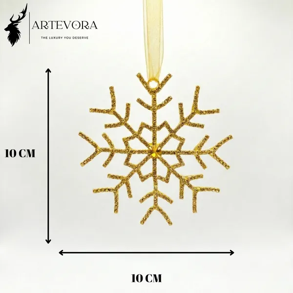Gold_Gilded_Frost_International_Luxury_Handcrafted(Set_Of_2)_Gold_Crystal_Snowflake_Charm_Elite_Car_And_Home_Decor_Statement_