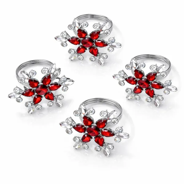 Silver_And_Red_Luxury_Handmade_Red_And_Crystal_Napkin_Rings_(Set_Of_4)_Premium_Artisan_Crafted_Floral_Jewel_Napkin_Holder