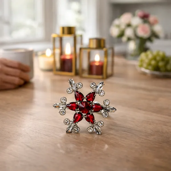 Silver_And_Red_Luxury_Handmade_Red_And_Crystal_Napkin_Rings_(Set_Of_4)_Premium_Artisan_Crafted_Floral_Jewel_Napkin_Holder