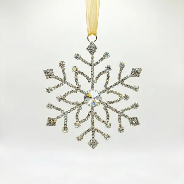 Silver_Aurora_Star_International_Luxury_Handcrafted_Crystal_Snowflake_Hanging_Charm_Best_For_Luxury_Gifting(Set_Of_2),_Premium_Car_Interior,_And_Designer_Wall_Decor_Charms_