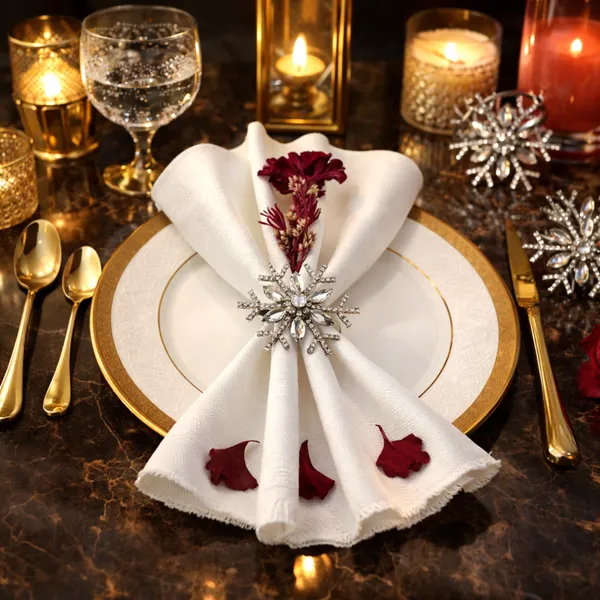 Silver_Luxury_Handmade_Crystal_Star_Napkin_Rings,_Set_Of_4_Premium_Ruby_Red_&_Clear_Gems,_Silver_Finish_For_Wedding,_Diwali,_Dining_Table_Decor_&_Gifting_Nordic_Snowflake_Silver