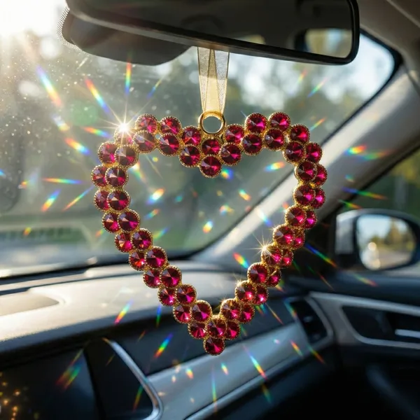 Gold_And_Red_Eternal_Ember_(Set_Of_2)_Luxury_Handcrafted_Crystal_Heart_Hanging_Charm_Best_For_Gifting_And_Car_And_Wall_Decor_Charmes