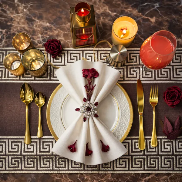 Silver_And_Red_Luxury_Handmade_Ruby_Red_Crystal_Star_Napkin_Rings,_(Set_Of_4)__Premium_Silver_Finish_For_Festive_Christmas,_Diwali_And_Wedding_Table_Decor_Ruby_Red_Star