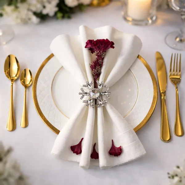 Silver_Luxury_Handmade_Sparkling_Crystal_Snowflake_Napkin_Rings,_Set_Of_4_Premium_Finish_For_Elegant_Wedding_Decor,_Diwali,_Fine_Dining_&_Gifting_Floral_Starburst