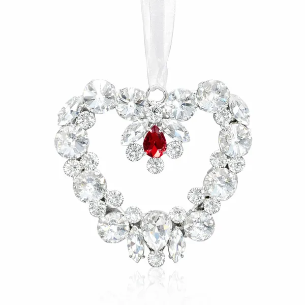 Silver_And_Red_Eternal_Ember_Luxury_Handcrafted_Crystal_Heart_Hanging_Charm_(Set_Of_2)