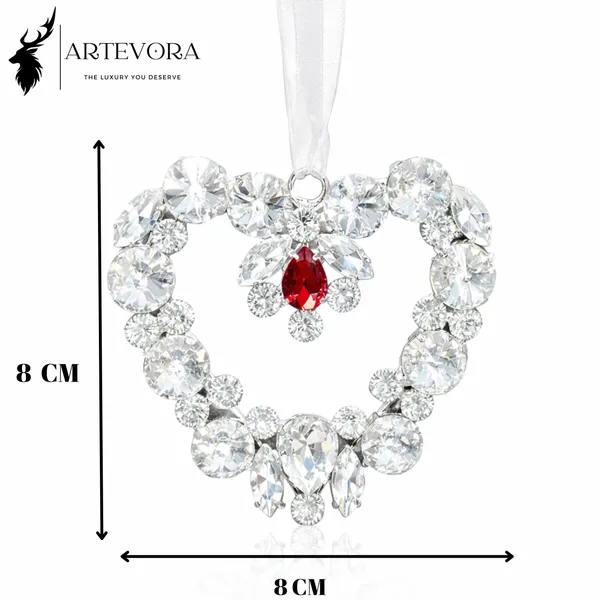 Silver_And_Red_Eternal_Ember_Luxury_Handcrafted_Crystal_Heart_Hanging_Charm_(Set_Of_2)