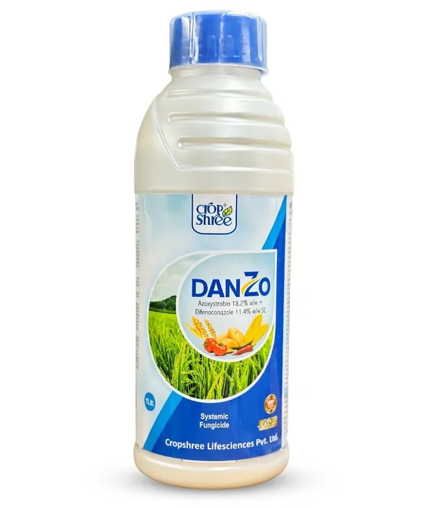 Danzo_(Azoxystrobin_18.2%_+_Difenoconazole_11.4%_SC)-_Systemic_Fungicide