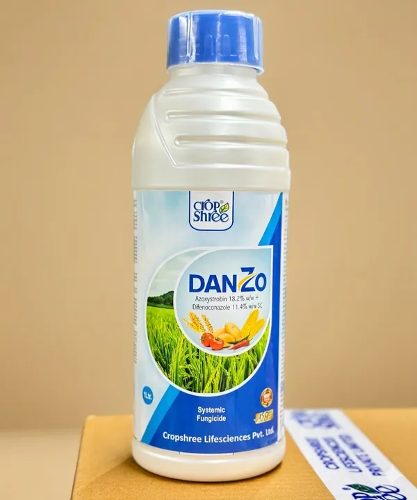 Danzo_(Azoxystrobin_18.2%_+_Difenoconazole_11.4%_SC)-_Systemic_Fungicide