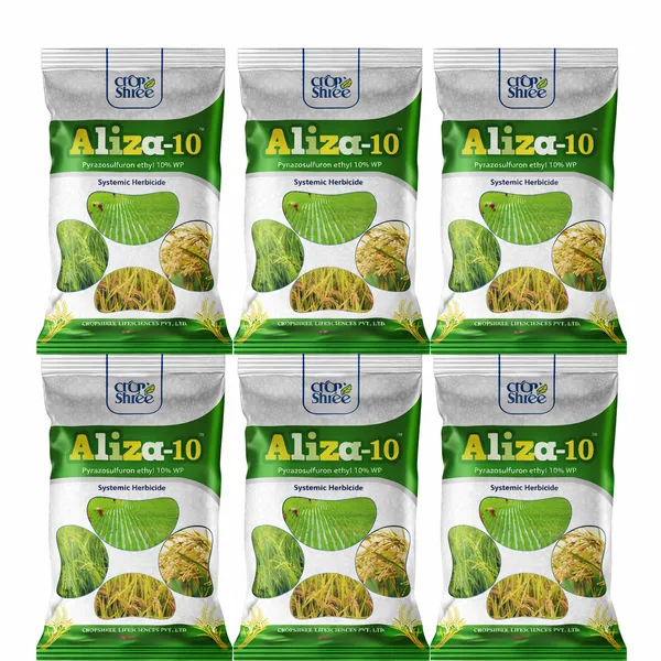 Aliza-10_Pyrazosulfuron_Ethyl_10%_Wp_Systemic_Herbicide_Pack_Of_6