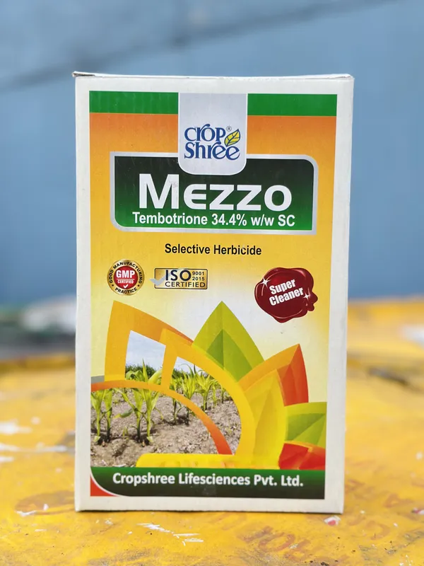 Mezzora_Tembotrione_34.4%_Sc_Selective_Herbicide_For_Crop_Protection
