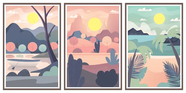 Set_Of_3_Artistic_Landscape_Posters_-_Minimalist_Nature_Wall_Art_With_Frame