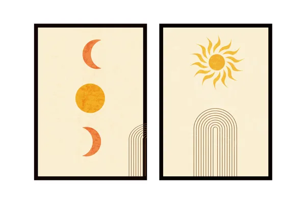 Boho_Moon_And_Sun_Wall_Art_Prints_Set_Of_2