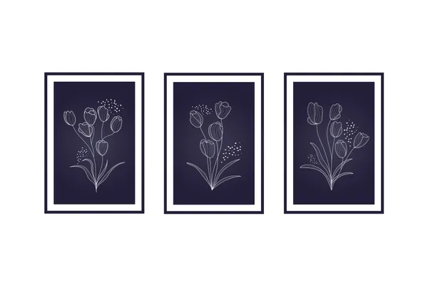 Set_Of_3_Floral_Line_Art_Wall_Frames_-_Navy_Blue_&_White_Minimalist_Botanical_Prints