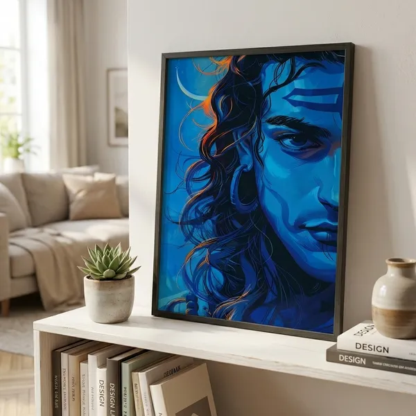 Blue_Portrait_Art_Print_-_Contemporary_Digital_Illustration_With_Flowing_Hair_Design
