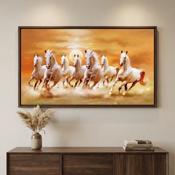 Seven_Running_White_Horses_Canvas_Wall_Painting_-_Vastu_Art_Print_For_Home_And_Office_Dãƒâ©Cor