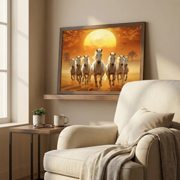 Seven_White_Horses_Sunset_Wall_Art_Print